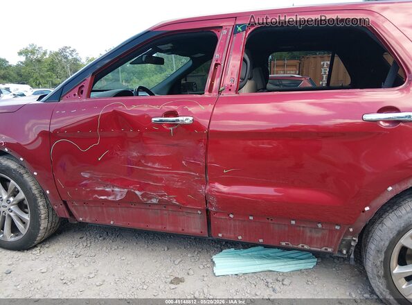 1FM5K7F88JGA39638 2018 FORD EXPLORER Red 