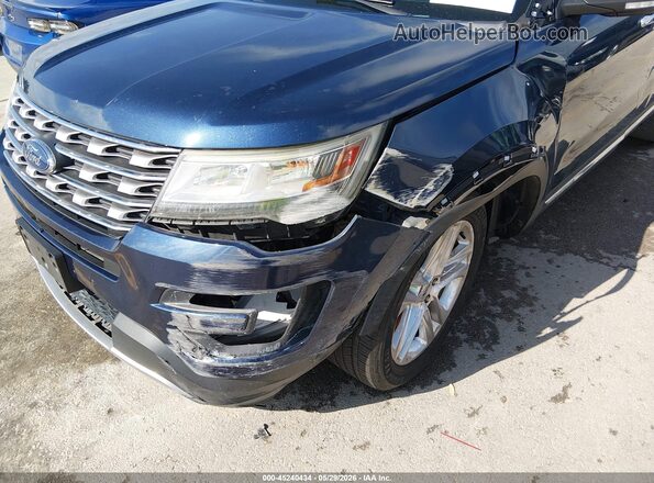 1FM5K7F89GGC69682 2016 FORD EXPLORER Blue Դիմացի տեսք
