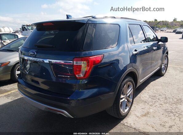 1FM5K7F89GGC69682 2016 FORD EXPLORER Blue Հետևի աջ