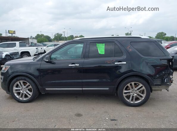 1FM5K7F89GGD12529 2016 FORD FORD EXPLORER Black 360 interior view