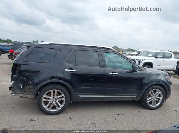 1FM5K7F89GGD12529 2016 FORD FORD EXPLORER Black Rear interior view