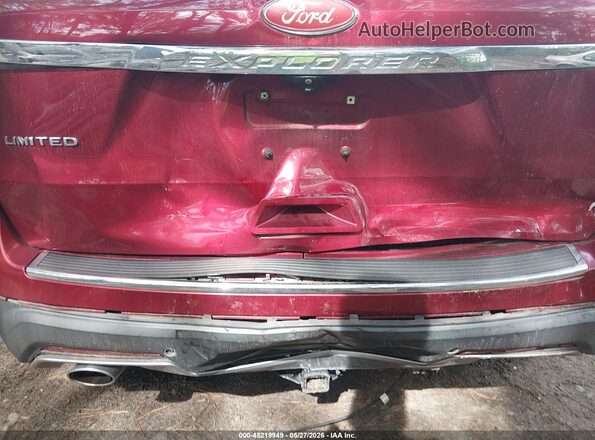 1FM5K7F89JGA27451 2018 FORD EXPLORER Red 