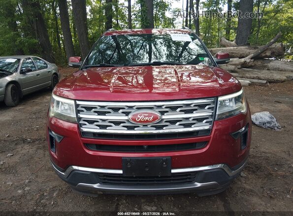 1FM5K7F89JGA27451 2018 FORD EXPLORER Red 