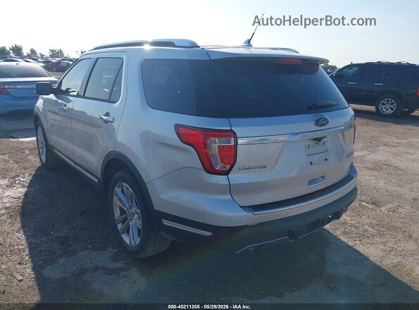 1FM5K7F89JGA79663 2018 FORD EXPLORER Silver Rear left