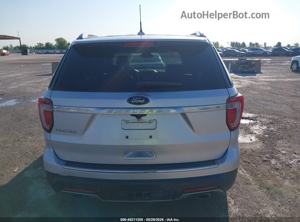 1FM5K7F89JGA79663 2018 FORD EXPLORER Silver 