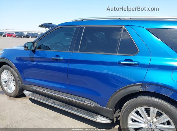 1FM5K7FW3MNA09557 2021 FORD EXPLORER Blue 