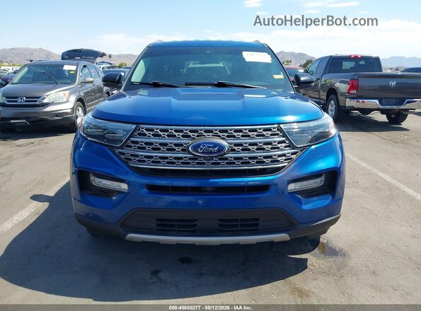 1FM5K7FW3MNA09557 2021 FORD EXPLORER Blue 