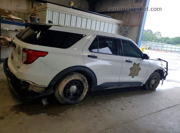 1FM5K8AB1MGC01378 2021 FORD EXPLORER White Հետևի աջ