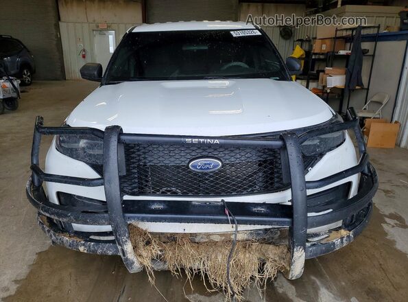 1FM5K8AB1MGC01378 2021 FORD EXPLORER White Դիմացի տեսք