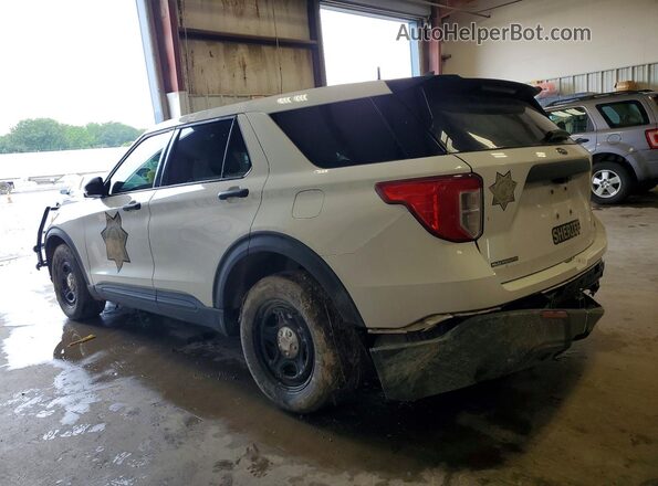 1FM5K8AB1MGC01378 2021 FORD EXPLORER White Հետևի ձախ
