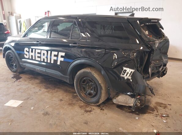 1FM5K8AB2RGA25674 2024 FORD POLICE INTERCEPTOR Черный Задняя левая четверть