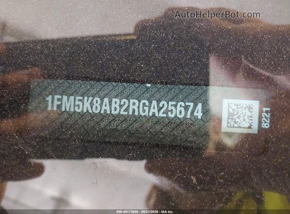 1FM5K8AB2RGA25674 2024 FORD POLICE INTERCEPTOR Черный Вид подкапотного пространства