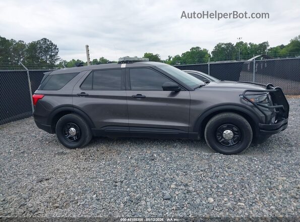 1FM5K8AB5MGA43546 2021 FORD POLICE INTERCEPTOR Gray Սալոնի հետևի տեսք