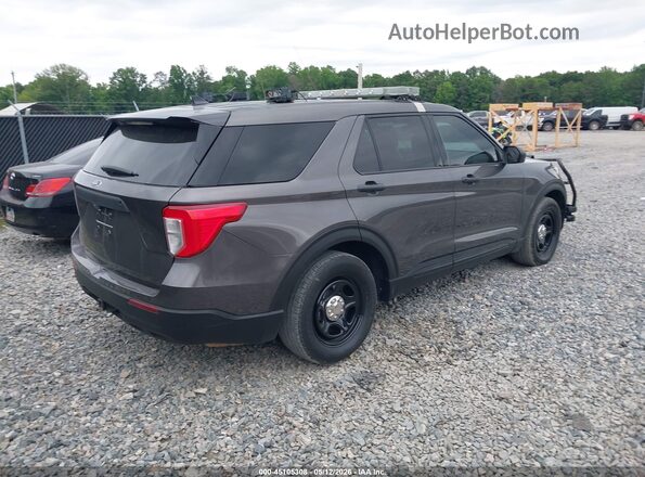 1FM5K8AB5MGA43546 2021 FORD POLICE INTERCEPTOR Gray Հետևի աջ