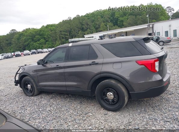 1FM5K8AB5MGA43546 2021 FORD POLICE INTERCEPTOR Gray Սալոնի 360 աստիճան տեսք