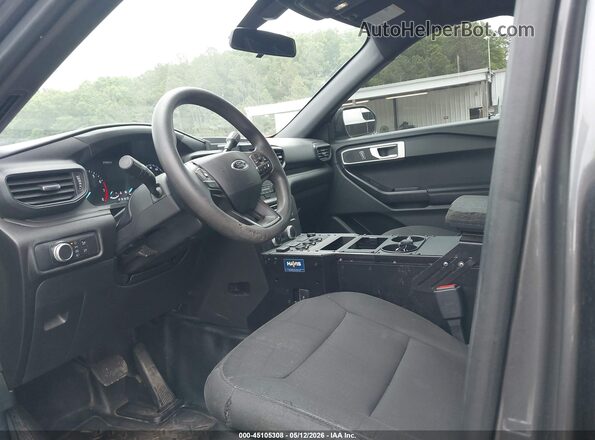 1FM5K8AB5MGA43546 2021 FORD POLICE INTERCEPTOR Gray Սալոնի դիմացի տեսք