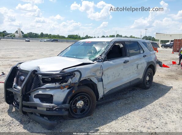 1FM5K8AB5PGA32535 2023 FORD POLICE INTERCEPTOR Silver Vista frontal