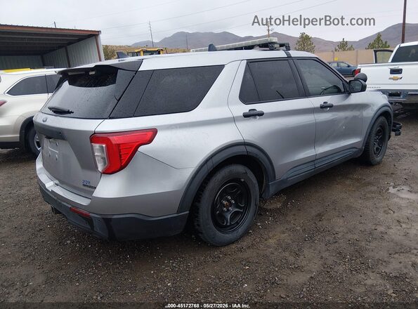 1FM5K8AC2MNA05695 2021 FORD POLICE INTERCEPTOR Silver Задня права чверть