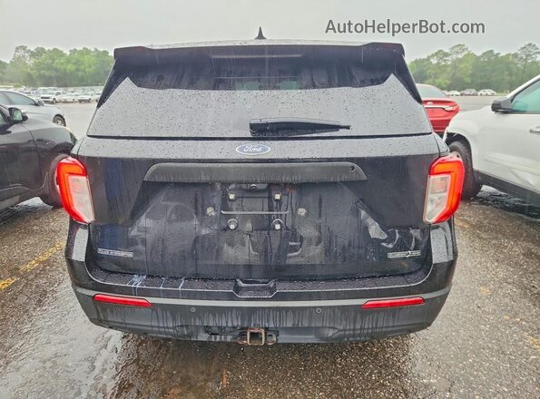 1FM5K8AC3MNA14177 2021 FORD EXPLORER Black Вид ззаду
