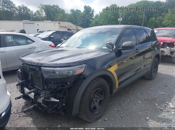 1FM5K8ACXRGA70290 2024 FORD POLICE INTERCEPTOR Black Vista tres cuartos delantera izquierda
