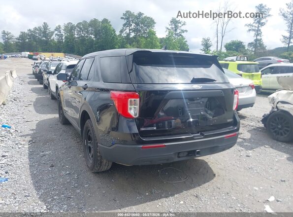 1FM5K8ACXRGA70290 2024 FORD POLICE INTERCEPTOR Black Trasero izquierdo