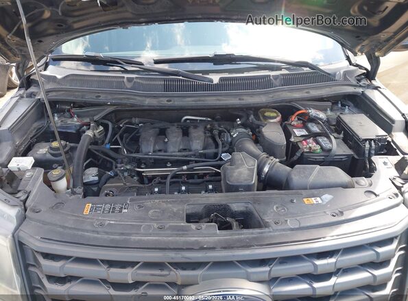 1FM5K8AR0HGD57978 2017 FORD UTILITY POLICE INTERCEPTOR Gold Widok z tyłu