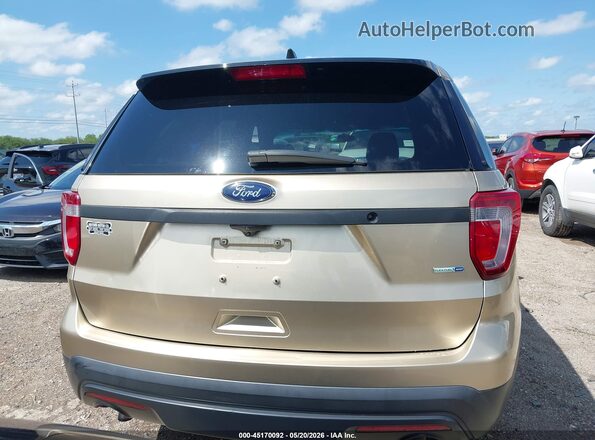 1FM5K8AR0HGD57978 2017 FORD UTILITY POLICE INTERCEPTOR Gold 