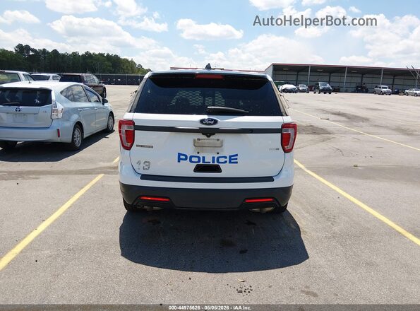 1FM5K8AR0JGC18472 2018 FORD POLICE INTERCEPTOR White 
