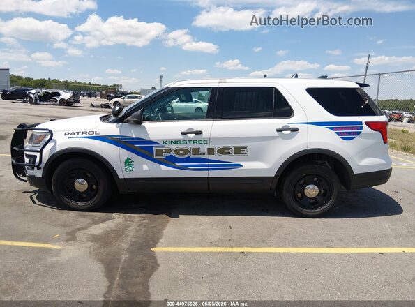 1FM5K8AR0JGC18472 2018 FORD POLICE INTERCEPTOR White სალონის 360-გრადუსიანი ხედი