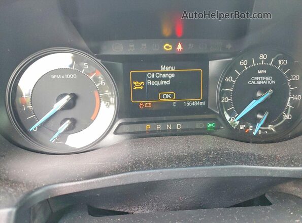 1FM5K8AR0JGC19248 2018 FORD EXPLORER White Instrument cluster view