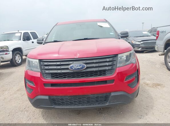 1FM5K8AR0KGA62533 2019 FORD POLICE INTERCEPTOR Red 