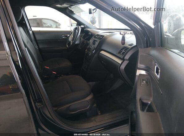 1FM5K8AR1GGD32053 2016 FORD UTILITY POLICE INTERCEPTOR Black Вид салону спереду