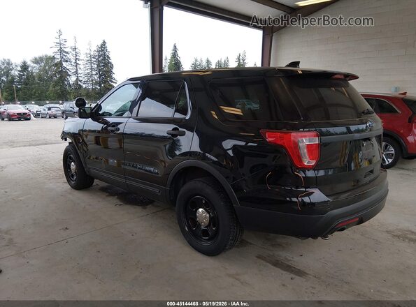 1FM5K8AR1GGD32053 2016 FORD UTILITY POLICE INTERCEPTOR Black Задня ліва чверть
