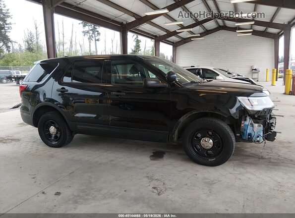 1FM5K8AR1GGD32053 2016 FORD UTILITY POLICE INTERCEPTOR Black Панорамний вид салону 360°