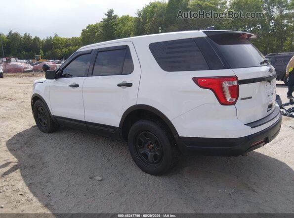 1FM5K8AR1JGC16939 2018 FORD POLICE INTERCEPTOR White Հետևի ձախ