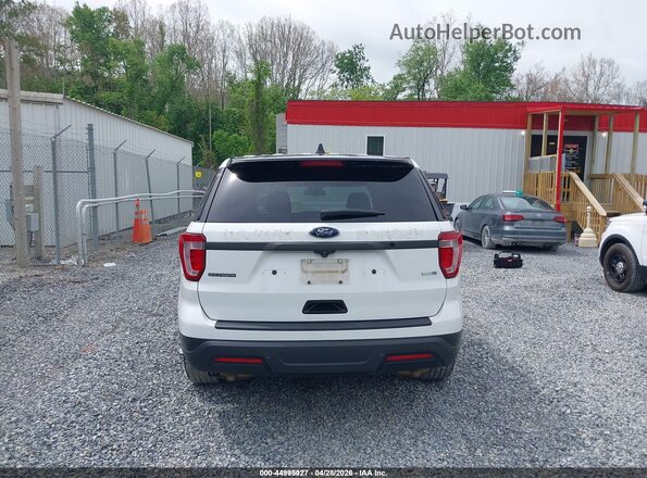 1FM5K8AR1JGC35331 2018 FORD POLICE INTERCEPTOR White 