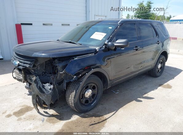 1FM5K8AR2GGD16055 2016 FORD UTILITY POLICE INTERCEPTOR Black Front left