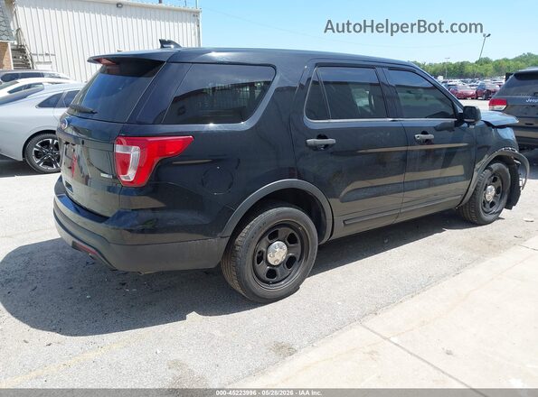 1FM5K8AR2GGD16055 2016 FORD UTILITY POLICE INTERCEPTOR Black Rear right