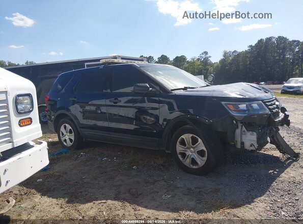 1FM5K8AR3GGA71900 2016 FORD UTILITY POLICE INTERCEPTOR Blue Vista interior de 360 grados