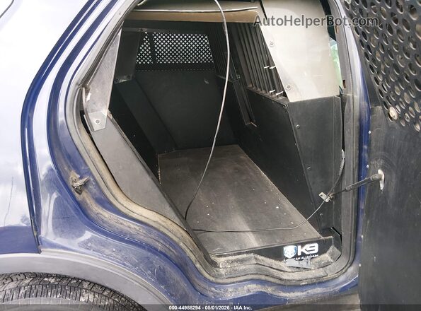1FM5K8AR3GGA71900 2016 FORD UTILITY POLICE INTERCEPTOR Blue Vista de la etiqueta del VIN