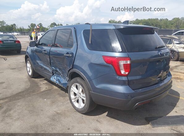 1FM5K8AR4GGC92597 2016 FORD UTILITY POLICE INTERCEPTOR Blue Tył lewy