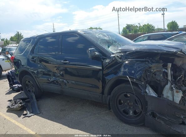 1FM5K8AR6GGB36593 2016 FORD UTILITY POLICE INTERCEPTOR Black Панорамний вид салону 360°