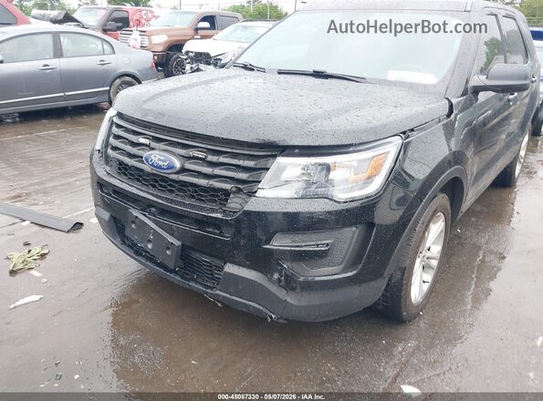 1FM5K8AR7JGA32752 2018 FORD POLICE INTERCEPTOR Black Вид спереду