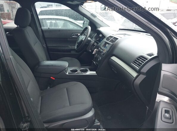 1FM5K8AR7JGA32752 2018 FORD POLICE INTERCEPTOR Black Вид салону спереду
