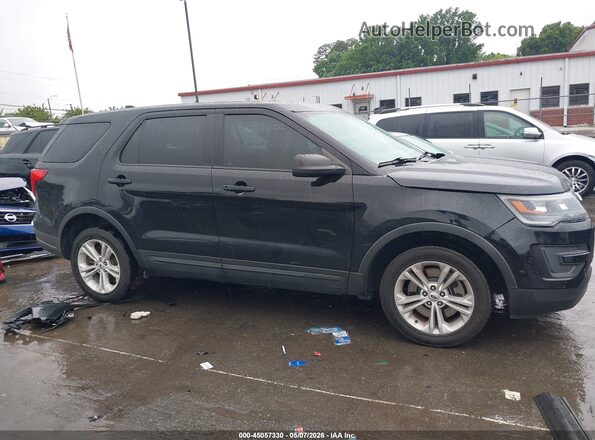 1FM5K8AR7JGA32752 2018 FORD POLICE INTERCEPTOR Black Вид задньої частини салону