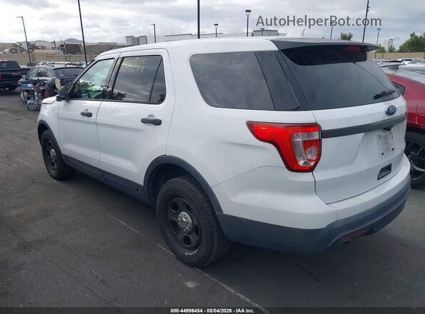 1FM5K8AR8GGD31353 2016 FORD UTILITY POLICE INTERCEPTOR Белый Задняя левая четверть