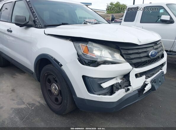 1FM5K8AR8GGD31353 2016 FORD UTILITY POLICE INTERCEPTOR Белый Вид щитка приборов
