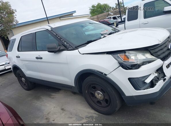 1FM5K8AR8GGD31353 2016 FORD UTILITY POLICE INTERCEPTOR Белый Панорамный вид салона 360°