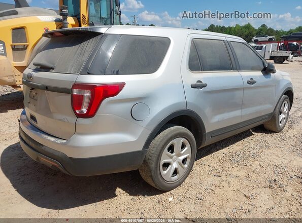 1FM5K8AR9GGA72405 2016 FORD UTILITY POLICE INTERCEPTOR Silver Trasero derecho