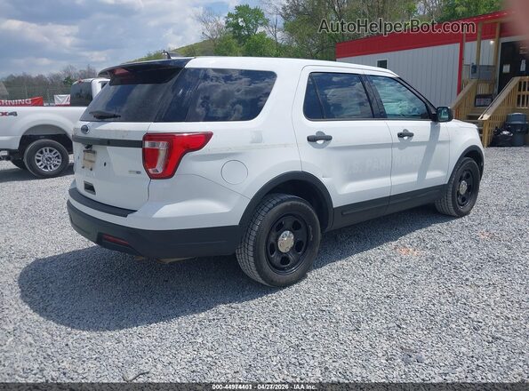 1FM5K8AR9JGC35335 2018 FORD POLICE INTERCEPTOR White Հետևի աջ